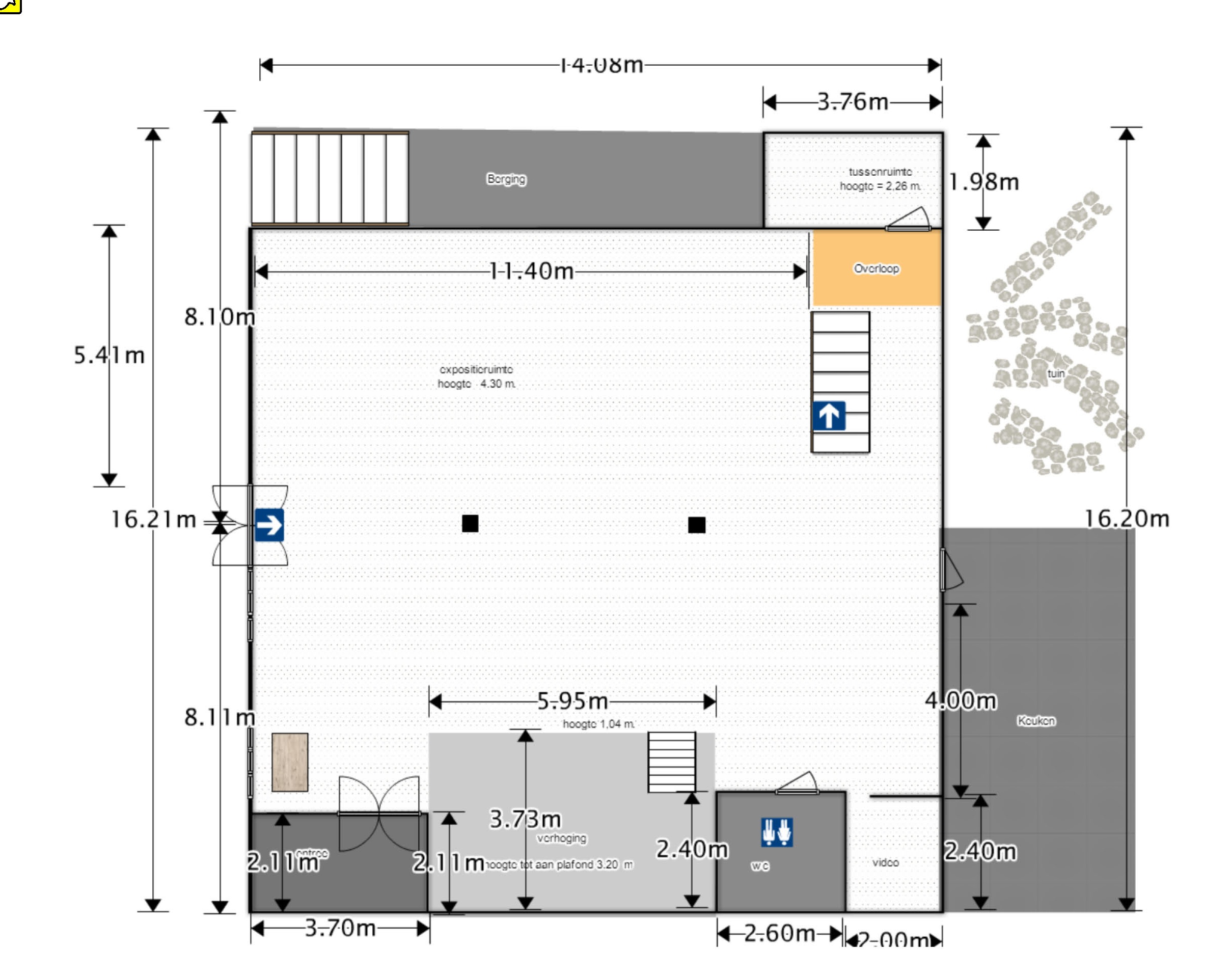 Floorplanner kh45 beneden